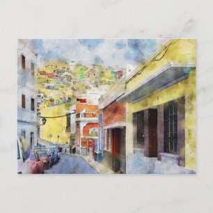 Stadsbeeld van Las Palmas de Gran Canaria. Briefkaart