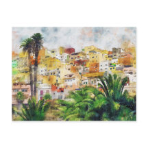 Stadsbeeld van Las Palmas de Gran Canaria.