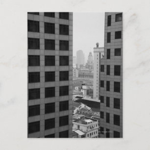 Stadsbeeld van Shanghai, China Briefkaart