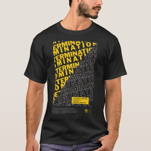 Stadsbepaling dominante streetslijtage t-shirt (Voorkant)