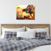 "Stadsbewoner" Canvas Afdruk (Insitu (Slaapkamer))