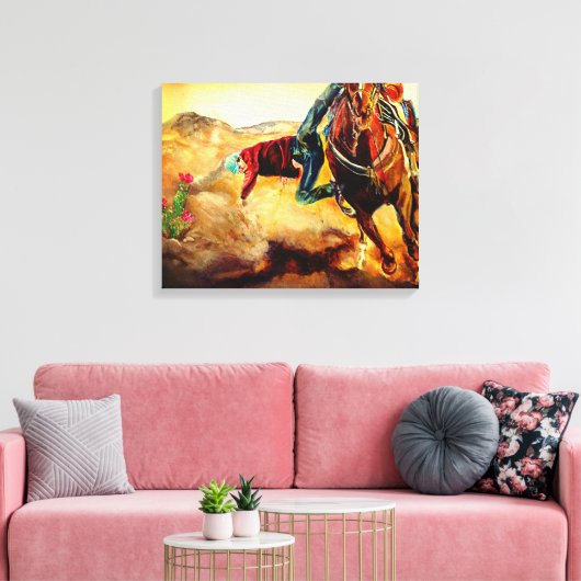"Stadsbewoner" Canvas Afdruk (Insitu (Woonkamer))