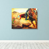 "Stadsbewoner" Canvas Afdruk (Insitu (Houten vloer))