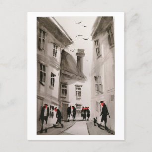 Stadsbewoners Art Briefkaart 12