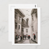 Stadsbewoners Art Briefkaart 12 (Voorkant / Achterkant)