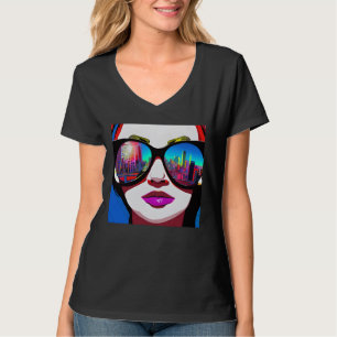 Stadsbezinning in Zonnebril Vrouw T-shirt