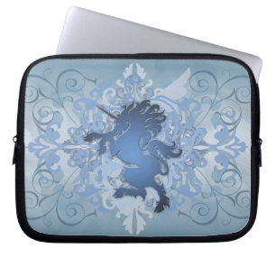 Stadsblauw Fantasy-hoes voor Unicorn-laptop Laptop Sleeve