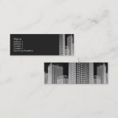 Stadsblokkeringskaart Mini Visitekaartje (Voorkant / Achterkant)