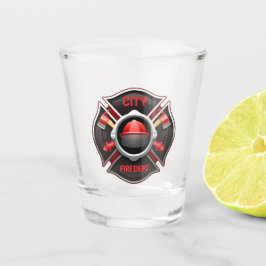 Stadsbrandweer Logo Shot Glas