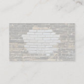 Stadsbrick-muur opgepakt visitekaartje (Achterkant)