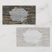 Stadsbrick-muur opgepakt visitekaartje (Voorkant / Achterkant)