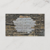 Stadsbrick-muur opgepakt visitekaartje (Voorkant)