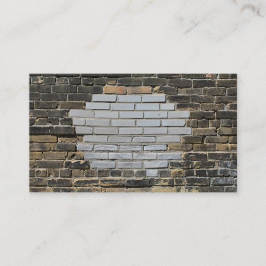 Stadsbrick-muur opgepakt visitekaartje (Voorkant)