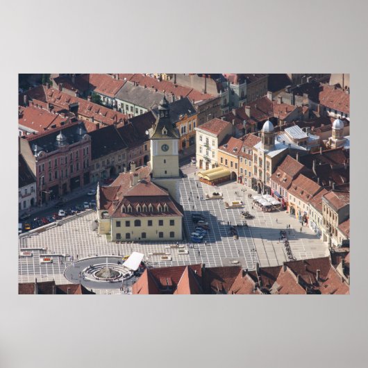 Stadscentrum Brasov Poster (Voorkant)
