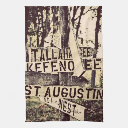 Stadscentrum in Florida Theedoek (Verticaal)