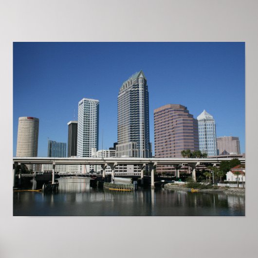 Stadscentrum Tampa Poster (Voorkant)