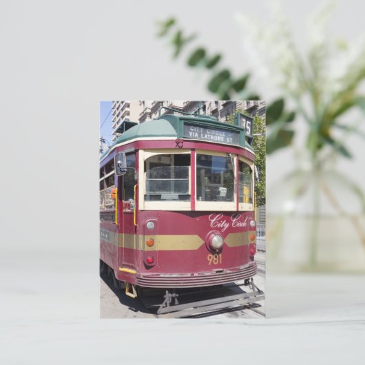 Stadscirkeltram Briefkaart (Staand voorkant)