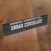 Stadsconsulaat Naambordje (Zijkant)