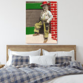 stadscowboy canvas afdruk (Insitu (Slaapkamer))
