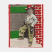 stadscowboy fleece deken (Voorkant)