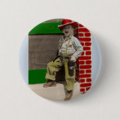 stadscowboy ronde button 5,7 cm (Voorkant)