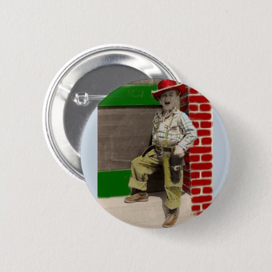 stadscowboy ronde button 5,7 cm (Voorkant /achterkant)