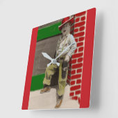 stadscowboy vierkante klok (Hoek)