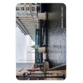 stadscyclus riverfront en architectuur magneet (Verticaal)