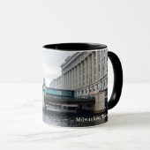 stadscyclus riverfront en architectuur mok (Voorkant rechts)