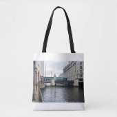 stadscyclus riverfront en architectuur tote bag (Voorkant)