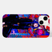 stadsdame Case-Mate iPhone case (Achterkant (horizontaal))