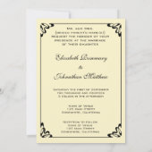 Stadsdans door Renoir  Kunst Bruiloft Kaart (Achterkant)