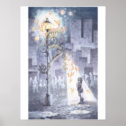 stadsdryad poster (Voorkant)