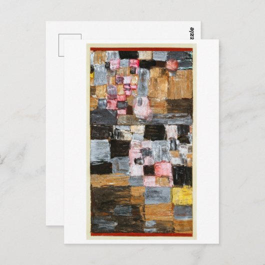 Stadsesluiting | Paul Klee | Briefkaart (Voorkant / Achterkant)