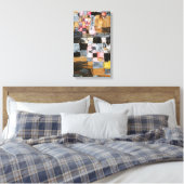 Stadsesluiting | Paul Klee | Canvas Afdruk (Insitu (Slaapkamer))
