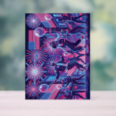 Stadsfestival Onafhankelijkheidsdag Acryl Bord (Neutraal)