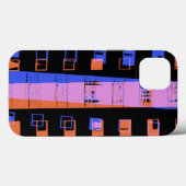 Stadsflatgebouw bij nacht Hoesje-Mate iPhone Case-Mate iPhone Case (Achterkant (horizontaal))