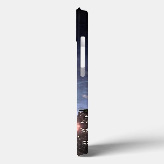 stadsfoto 's nachts Case-Mate iPhone case (Achterkant / Links)