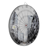 stadsfoto 's nachts dartbord (Voorkant Links)