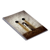Stadsfoto van blootgestelde waterleiding notitieboek (Rechterzijde)