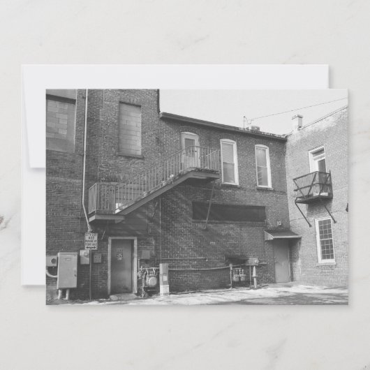 stadsfotografie notitiekaartje (Voorkant)