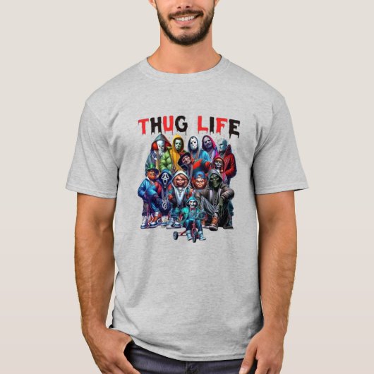 Stadsgebonden Cartoon T-shirt (Voorkant)