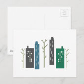 Stadsgebouwen Briefkaart (Voorkant / Achterkant)