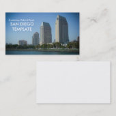 Stadsgebouwen en haven - San Diego Visitekaartje (Voorkant / Achterkant)