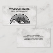 Stadsgebouwen | Home | marmeren Visitekaartje (Voorkant / Achterkant)