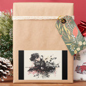 Stadsgebouwen Tekenende Stickers