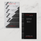 Stadsgewijze trappen voor visitekaartjes (Voorkant / Achterkant)