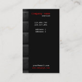 Stadsgewijze trappen voor visitekaartjes (Achterkant)