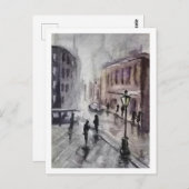 Stadsgezicht Briefkaart (Voorkant / Achterkant)