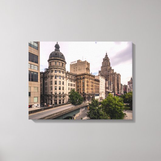 stadsgezicht  canvas afdruk (Voorkant)
